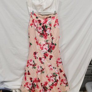 Escape strapless evening gown with small top Size 6